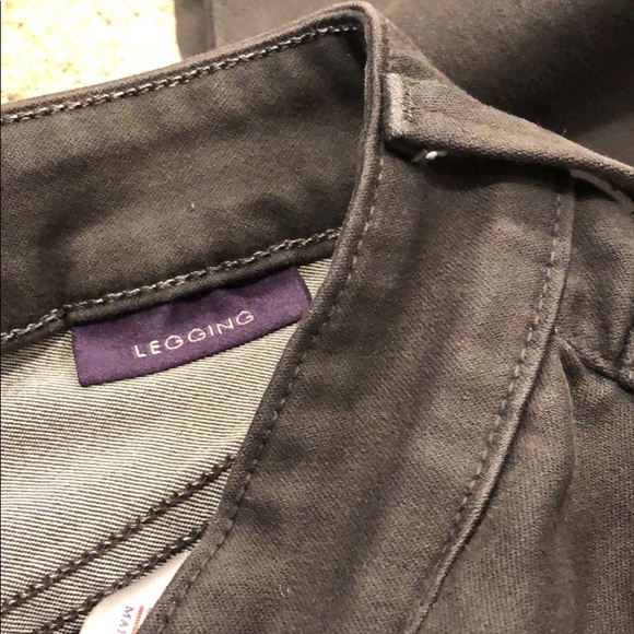NYDJ Jeans Legging Gray Size 6 Black 6/40 - Picture 6 of 15